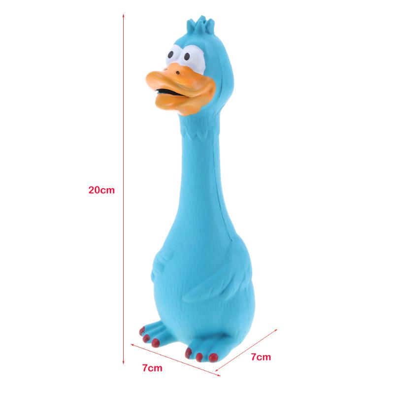 KFX-2239805 Bite-Resistant Dog Toy with Squeaking Chicken Sound - Natural Latex, Soft and Engaging Design