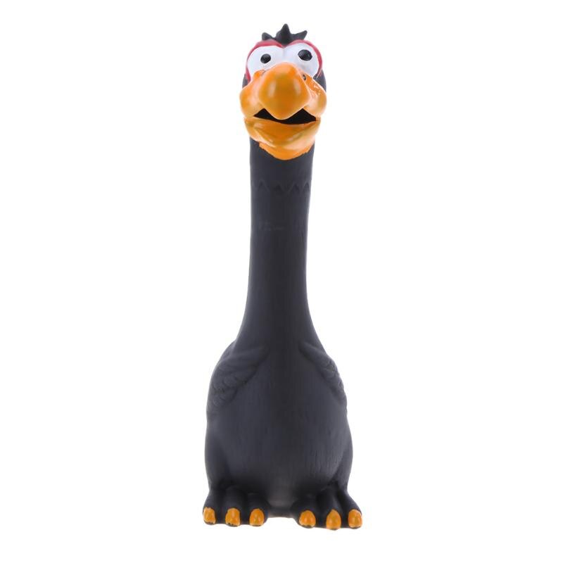 KFX-2239805 Bite-Resistant Dog Toy with Squeaking Chicken Sound - Natural Latex, Soft and Engaging Design