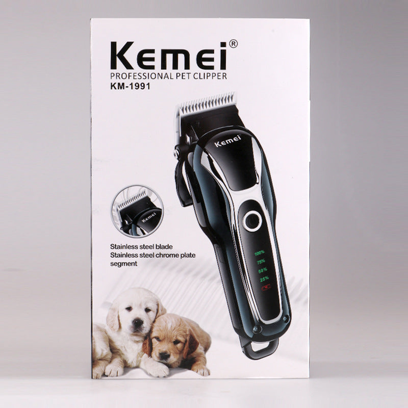KFX-2240573 Rechargeable Dual-Use Pet and Human Shaver with Smart Blade Technology