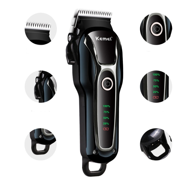 KFX-2240573 Rechargeable Dual-Use Pet and Human Shaver with Smart Blade Technology