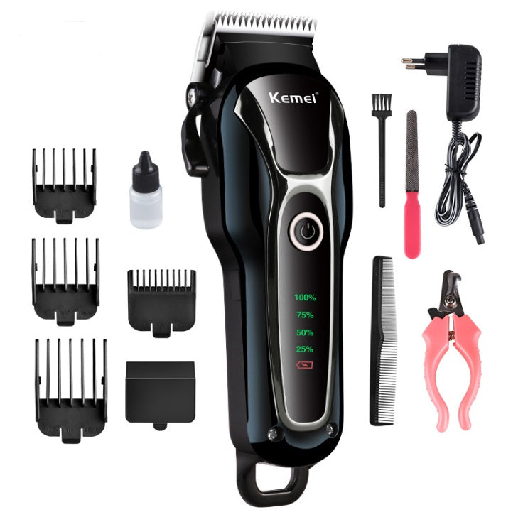 KFX-2240573 Rechargeable Dual-Use Pet and Human Shaver with Smart Blade Technology