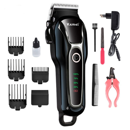 KFX-2240573 Rechargeable Dual-Use Pet and Human Shaver with Smart Blade Technology