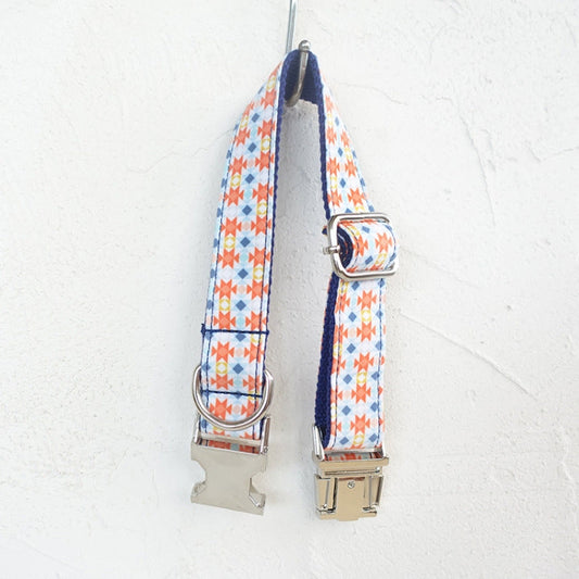 KFX-2240957 Bohemian Style Polyester Dog Collar - Adjustable Fit and Unique Design