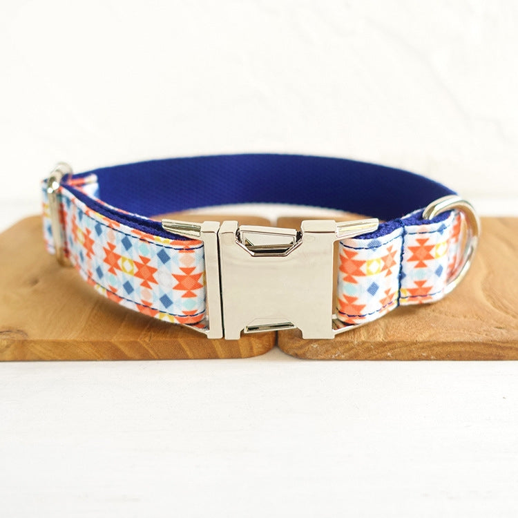 KFX-2240957 Bohemian Style Polyester Dog Collar - Adjustable Fit and Unique Design