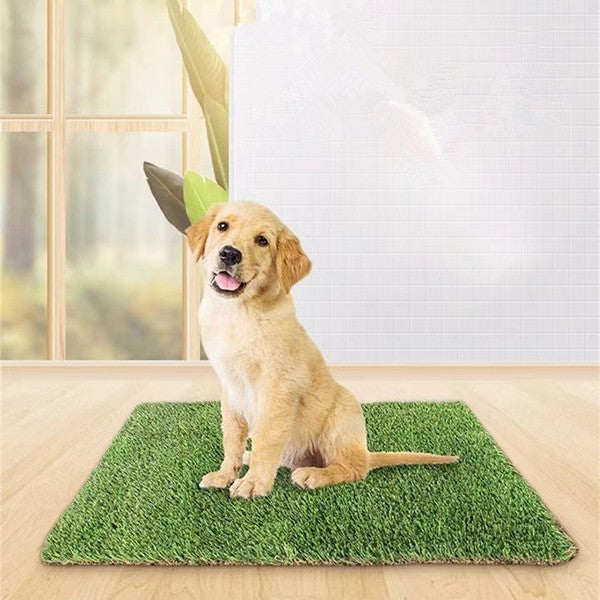 KFX-2246589 Artificial Pet Grass Mat for Dogs and Cats, Indoor and Outdoor Use, Green, Various Sizes Available