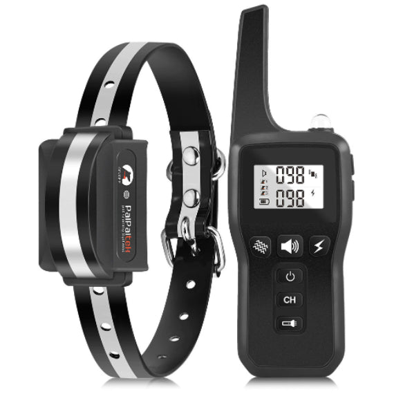 KFX-2247997 Electric Shock Collar for Dog Training - Remote Control Bark Stop Device in Multiple Colors