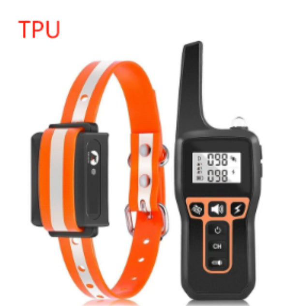 KFX-2247997 Electric Shock Collar for Dog Training - Remote Control Bark Stop Device in Multiple Colors