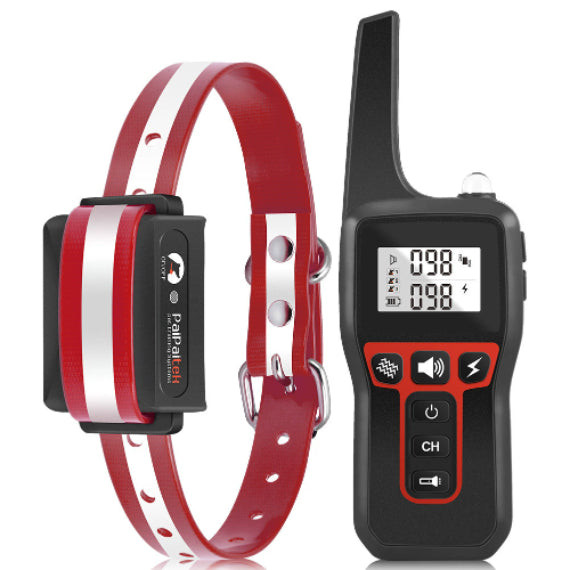 KFX-2247997 Electric Shock Collar for Dog Training - Remote Control Bark Stop Device in Multiple Colors