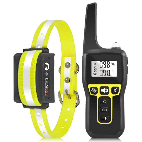 KFX-2247997 Electric Shock Collar for Dog Training - Remote Control Bark Stop Device in Multiple Colors