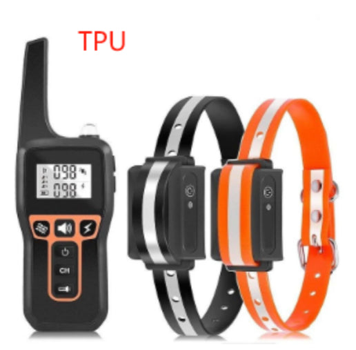 KFX-2247997 Electric Shock Collar for Dog Training - Remote Control Bark Stop Device in Multiple Colors