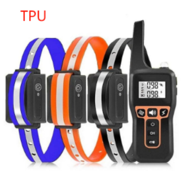 KFX-2247997 Electric Shock Collar for Dog Training - Remote Control Bark Stop Device in Multiple Colors