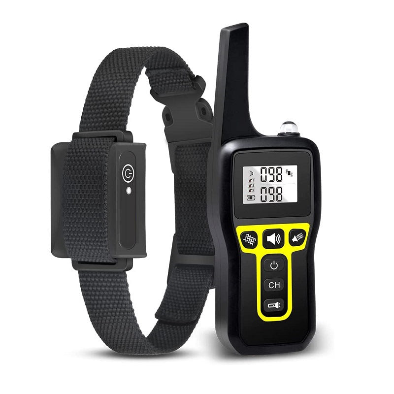 KFX-2247997 Electric Shock Collar for Dog Training - Remote Control Bark Stop Device in Multiple Colors