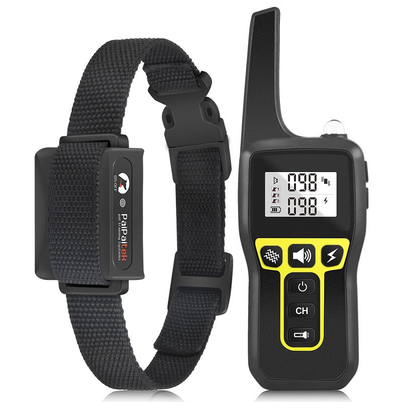 KFX-2247997 Electric Shock Collar for Dog Training - Remote Control Bark Stop Device in Multiple Colors