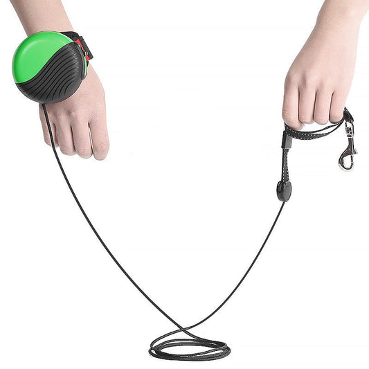 KFX-2250301 Adjustable 3-Meter Nylon Pet Leash for Cats and Dogs with Chrome Hook
