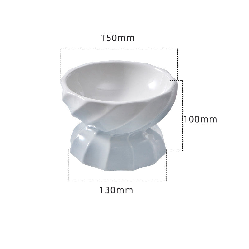 KFX-2250685 Ceramic Non-Slip Pet Bowl for Cats and Small Dogs, 145ml Capacity