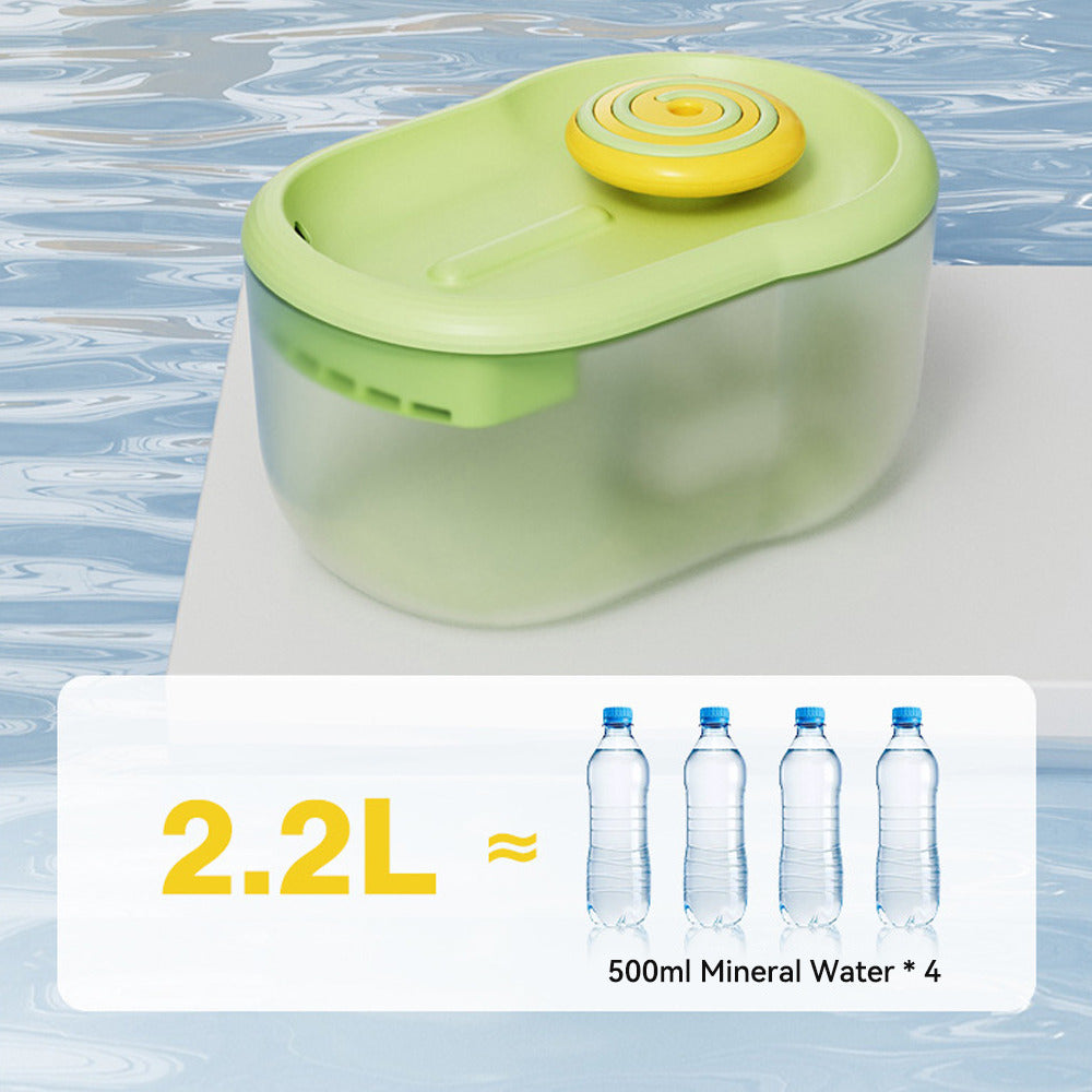 KFX-2251965 Automatic Cat Water Fountain 2.2L with Ultra-Quiet Operation and Filtration System