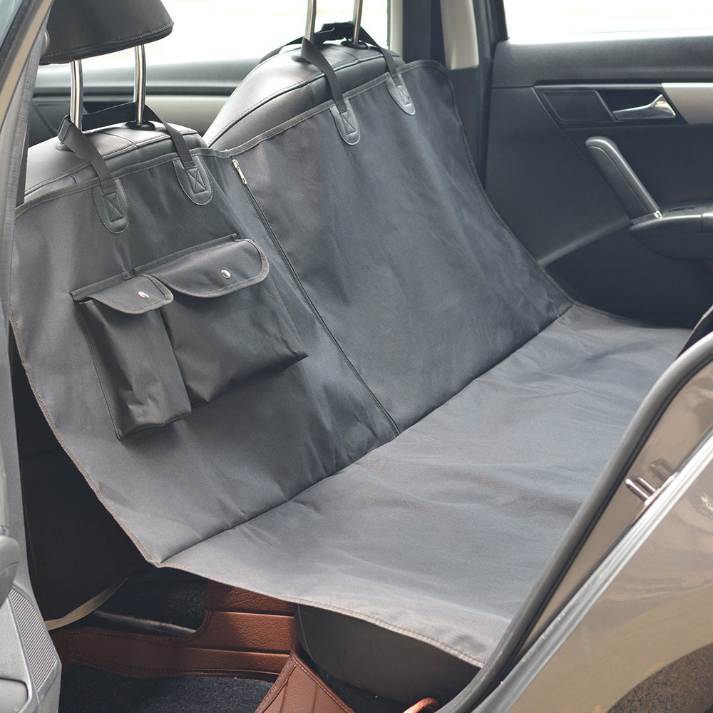 KFX-2252349 Durable Waterproof Oxford Cloth Car Mat for Pet Safety and Outdoor Use 137x147cm
