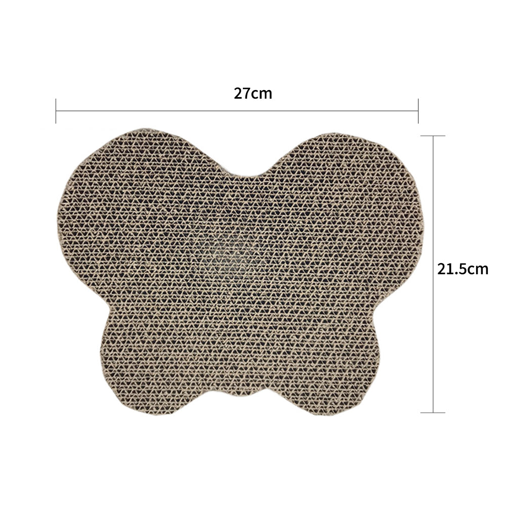 KFX-2256445 Corrugated Paper Scratcher Cat Toy - Fish, Butterfly, Cat Head Designs