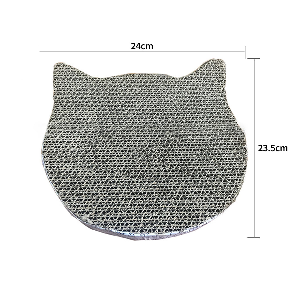 KFX-2256445 Corrugated Paper Scratcher Cat Toy - Fish, Butterfly, Cat Head Designs