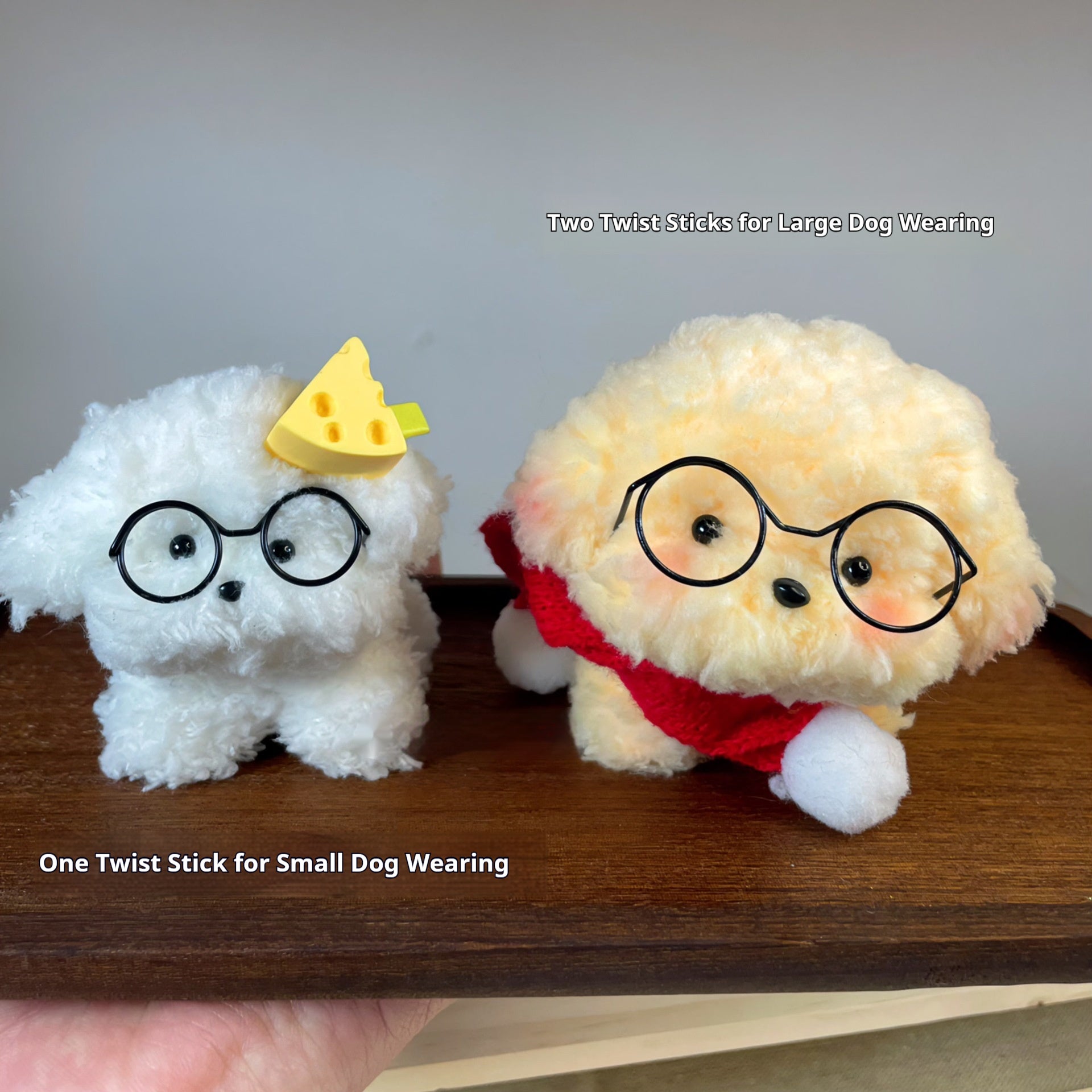 KFX-2257853 Mini Glasses Frame DIY Ornament Accessories - Metal Eyes Design, Available in Various Colors and Patterns