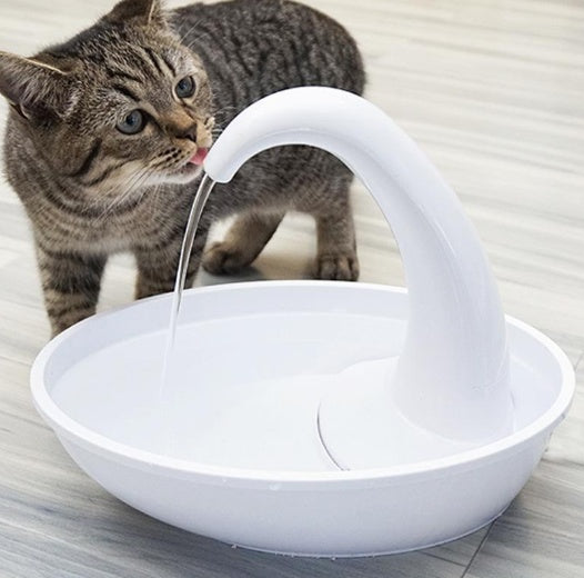KFX-2262077 Automatic Cat Water Fountain Dispenser with Silent Pump and Easy-Clean Design, 2.36L Capacity