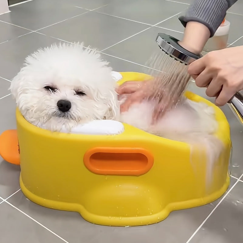KFX-2263485 Duck-Shaped PVC Bathtub for Easy Pet Bathing – No Electricity Required, Sustainable & Space-Saving Design