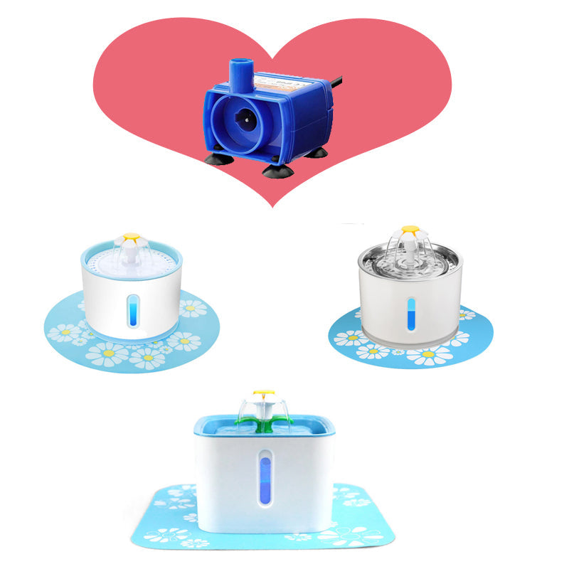 KFX-2263869 DC5V USB LED Pet Water Pump with Automatic Power Off and IP68 Waterproofing