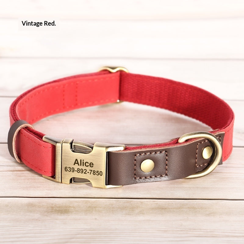 KFX-2263997 Medium Dog Collar for Walking - Silk Flower Material in Various Colors