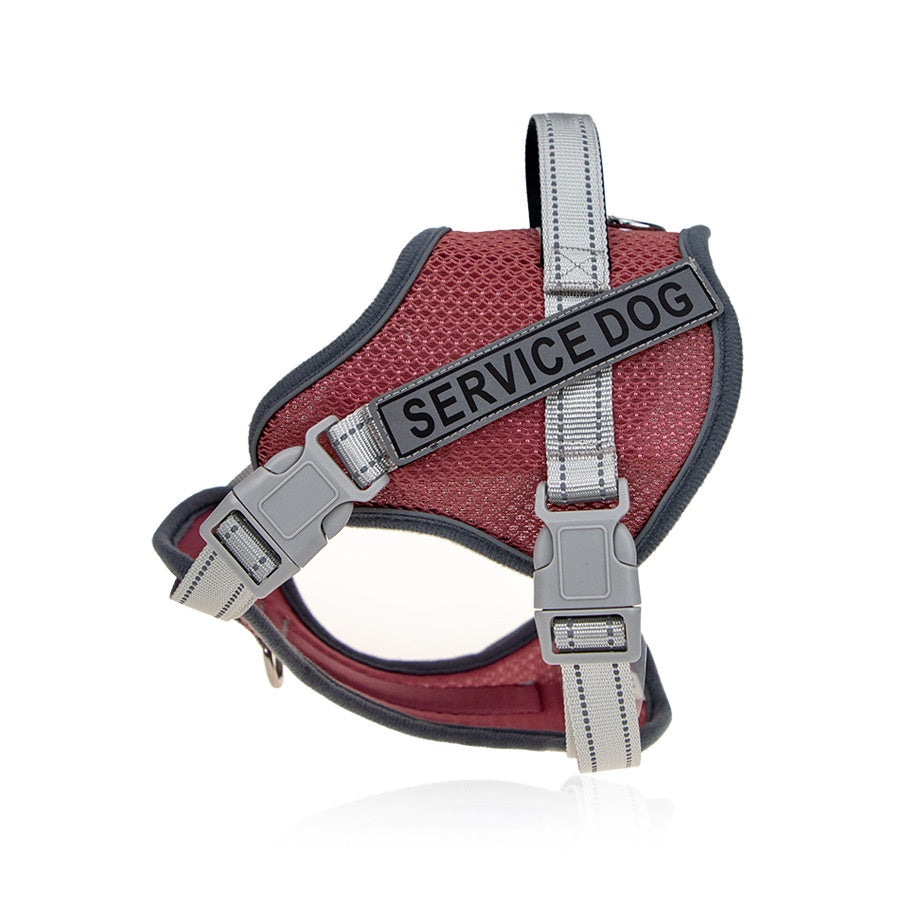 KFX-2265277 Colorful Reflective Pet Harness with Neck Protection and Anti-Strangulation Features