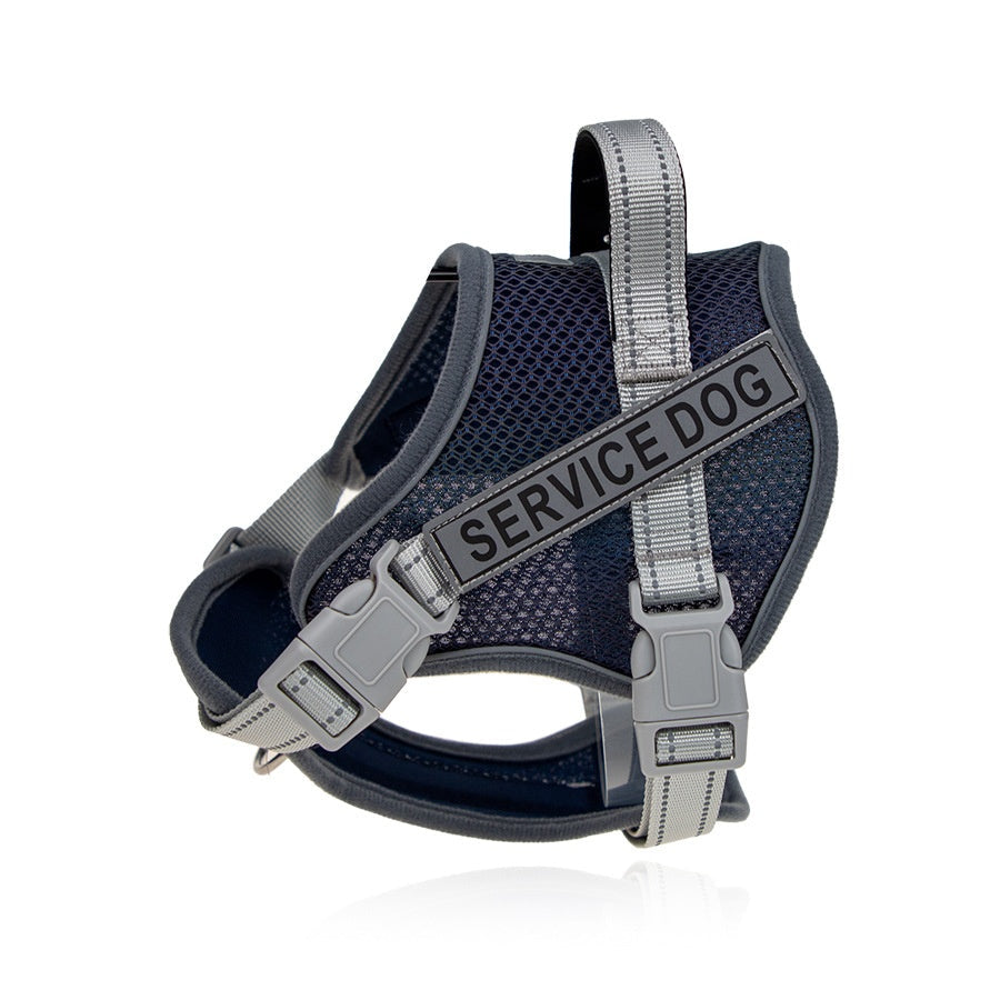 KFX-2265277 Colorful Reflective Pet Harness with Neck Protection and Anti-Strangulation Features