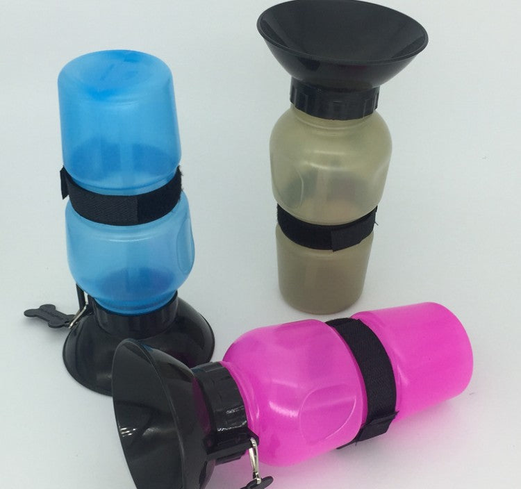 KFX-2267837 Portable Pet Drinking Cup – Lightweight Water Bottle for Outdoor Use, 21.5cm - Ideal for Hydrating Pets on the Go