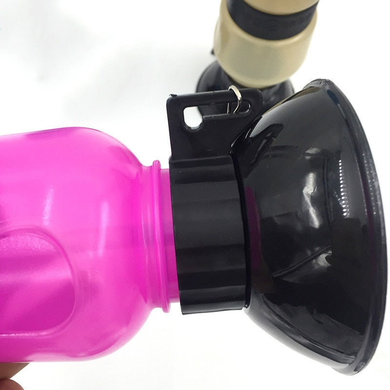 KFX-2267837 Portable Pet Drinking Cup – Lightweight Water Bottle for Outdoor Use, 21.5cm - Ideal for Hydrating Pets on the Go