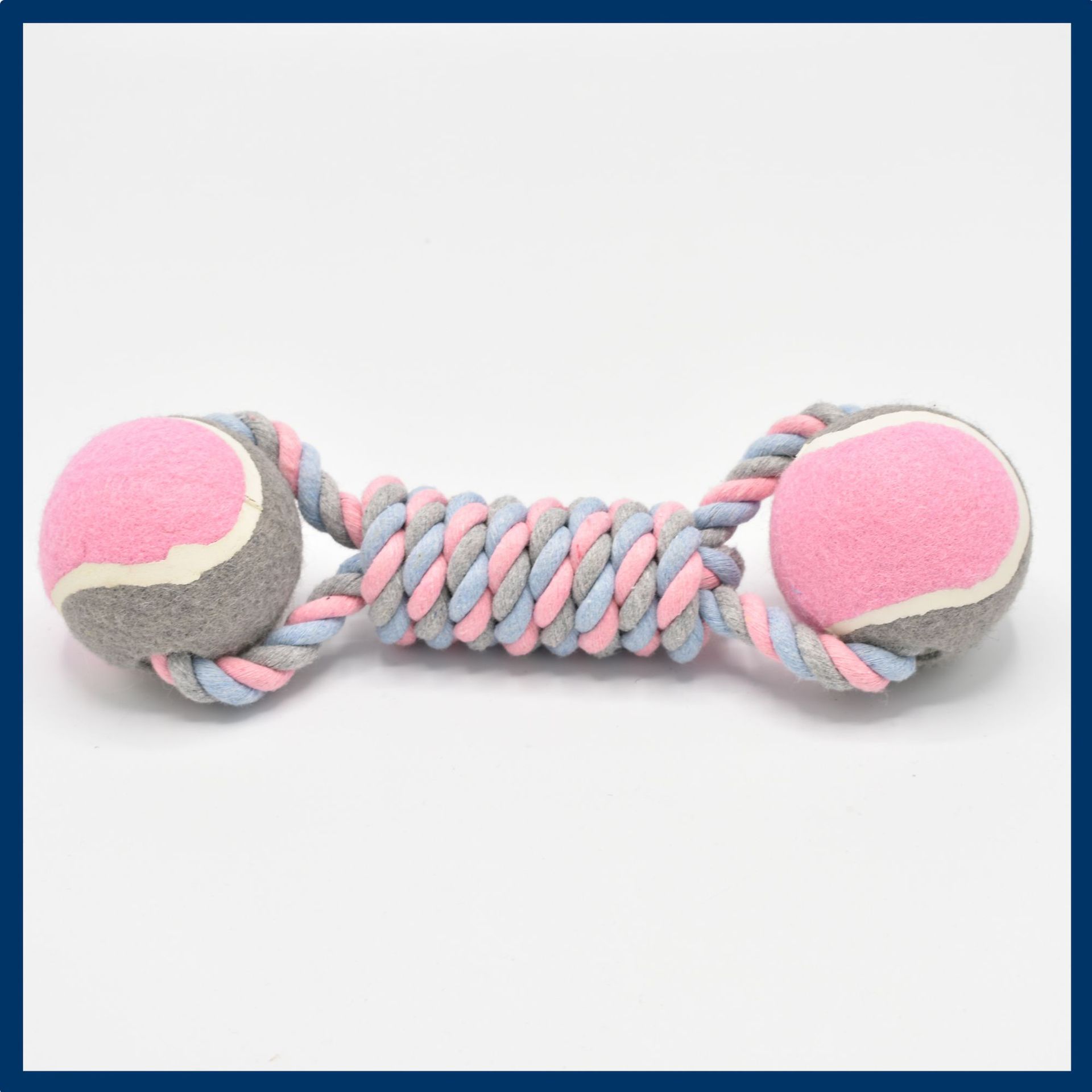 KFX-2270397 Durable Tug-of-War Toy for Dogs - Bite-Resistant Cotton Training Tool