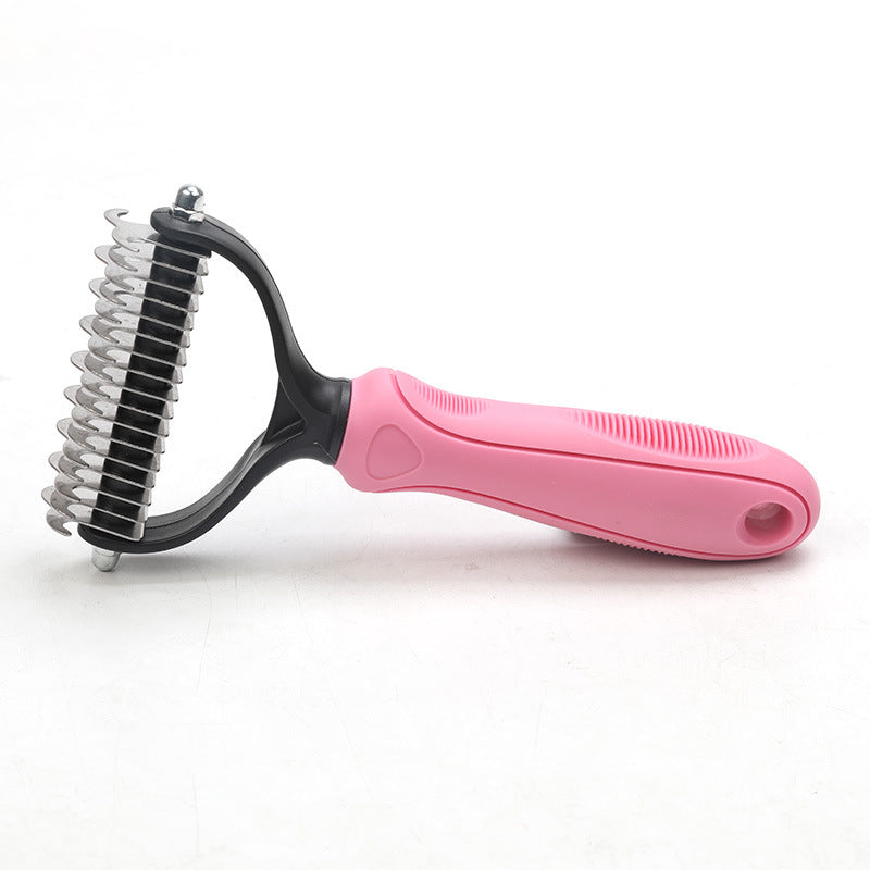 KFX-2273341 Premium Stainless Steel Pet Comb for Dogs in Various Colors