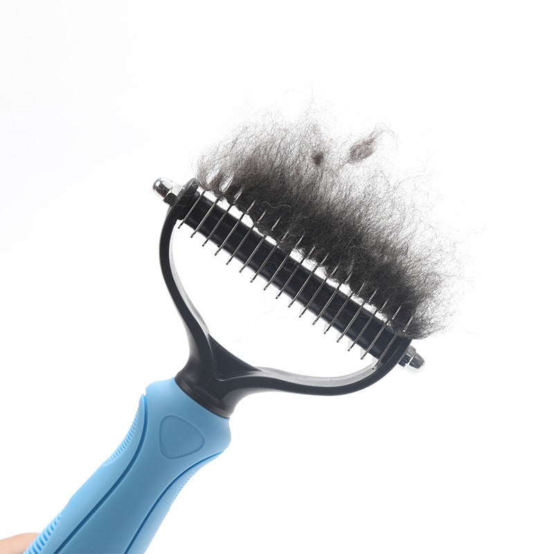 KFX-2273341 Premium Stainless Steel Pet Comb for Dogs in Various Colors