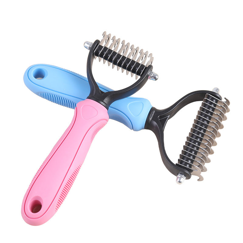 KFX-2273341 Premium Stainless Steel Pet Comb for Dogs in Various Colors