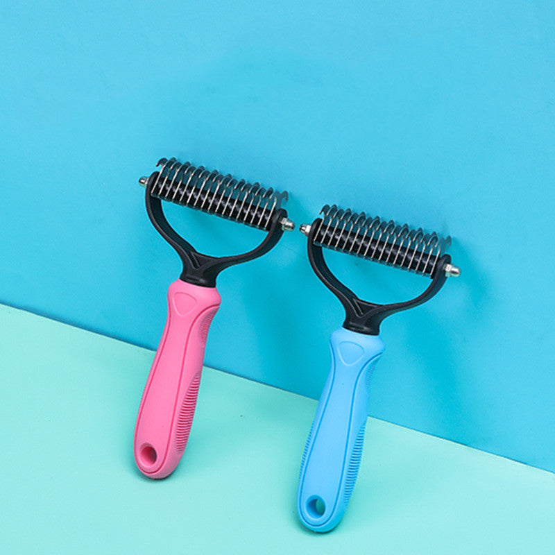 KFX-2273341 Premium Stainless Steel Pet Comb for Dogs in Various Colors