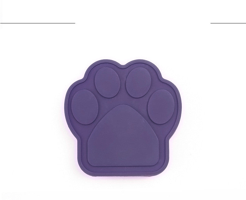 KFX-2273597 Silicone Suction Cup Pet Bathing Bowl for Dogs - Paw Pad Distractor