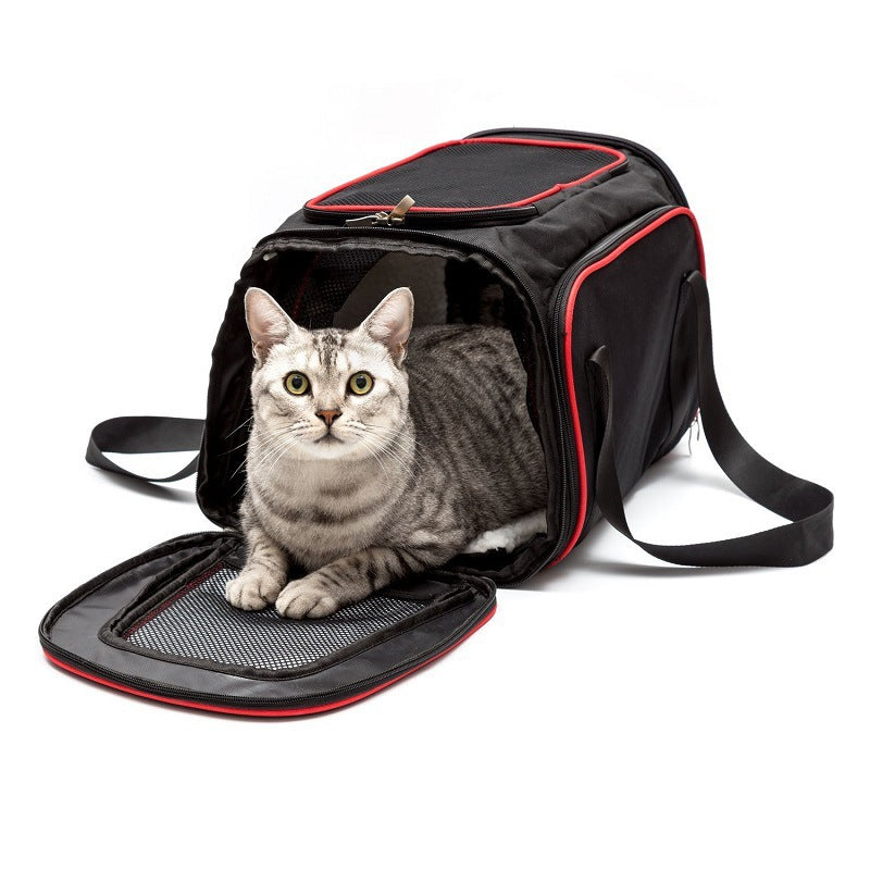 KFX-2273981 Pet Trolley Bag with Mesh Design for Easy Travel - Suitable for Pets up to 7.5 kg