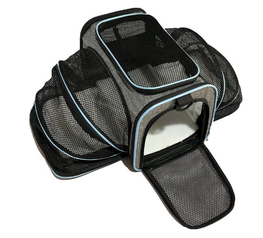 KFX-2273981 Pet Trolley Bag with Mesh Design for Easy Travel - Suitable for Pets up to 7.5 kg