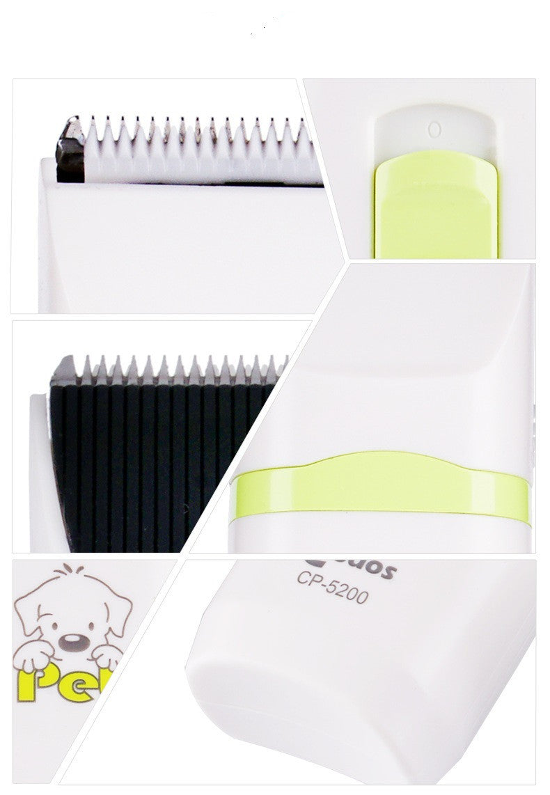 KFX-2281277 Electric Pet Grooming Set - Hair Trimmer & Nail Polisher for Small & Medium Dogs and Cats