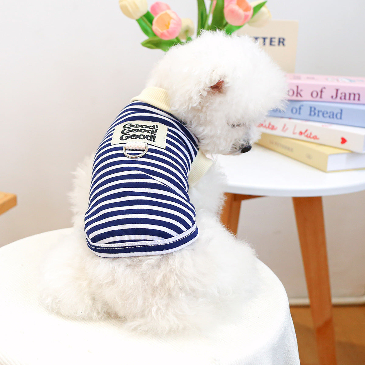 KFX-2281917 Casual Polyester Traction Vest for Dogs - Comfortable Pet Clothing