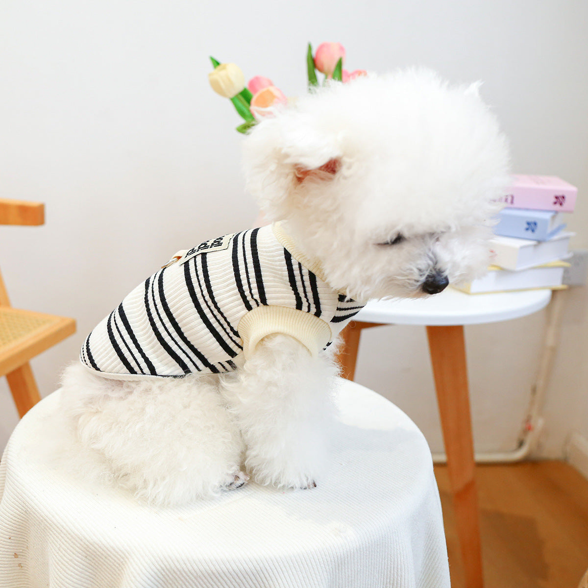 KFX-2281917 Casual Polyester Traction Vest for Dogs - Comfortable Pet Clothing
