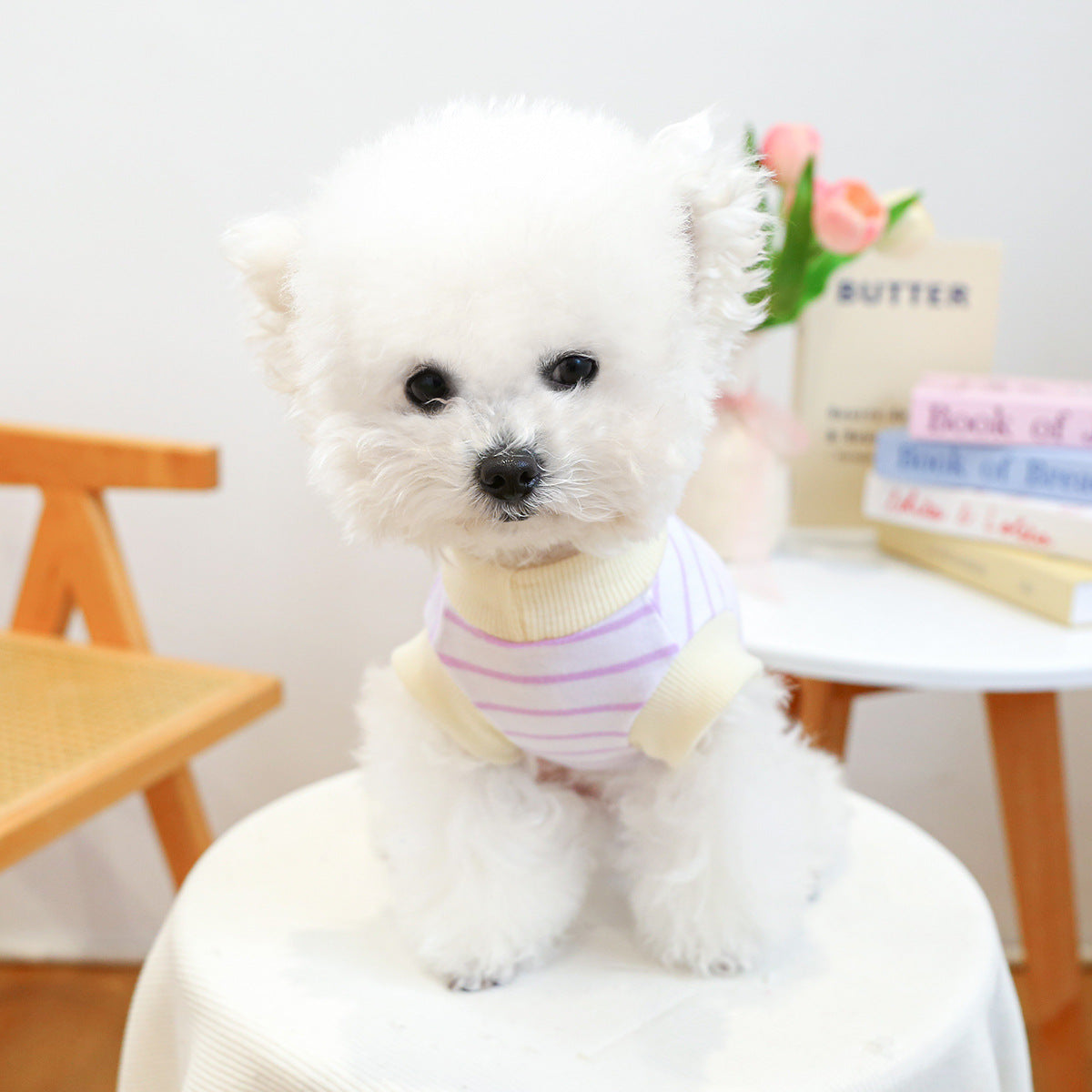 KFX-2281917 Casual Polyester Traction Vest for Dogs - Comfortable Pet Clothing