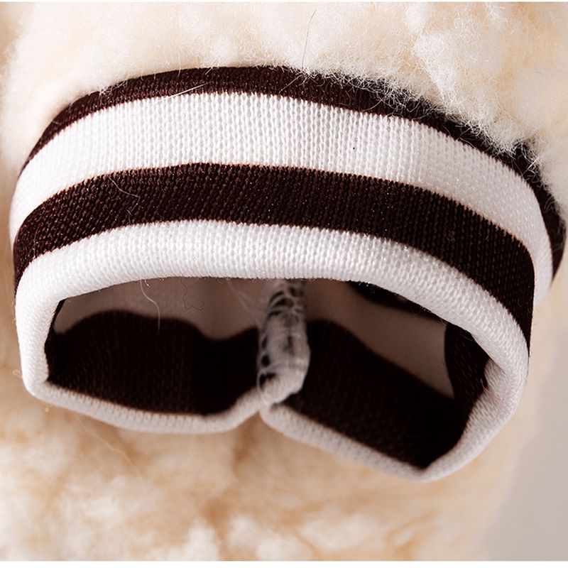 KFX-2282045 Cozy Fleece Dog Hoodie with Bear Pattern, Soft Pullover for Autumn and Winter - Various Sizes Available
