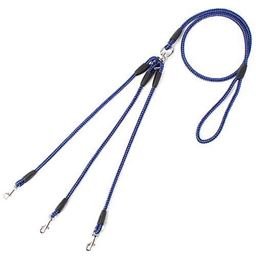 KFX-2283069 Three-Way Adjustable Pet Leash with 8mm Diameter Polyester Traction Belt