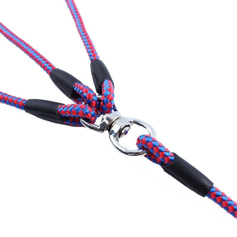 KFX-2283069 Three-Way Adjustable Pet Leash with 8mm Diameter Polyester Traction Belt