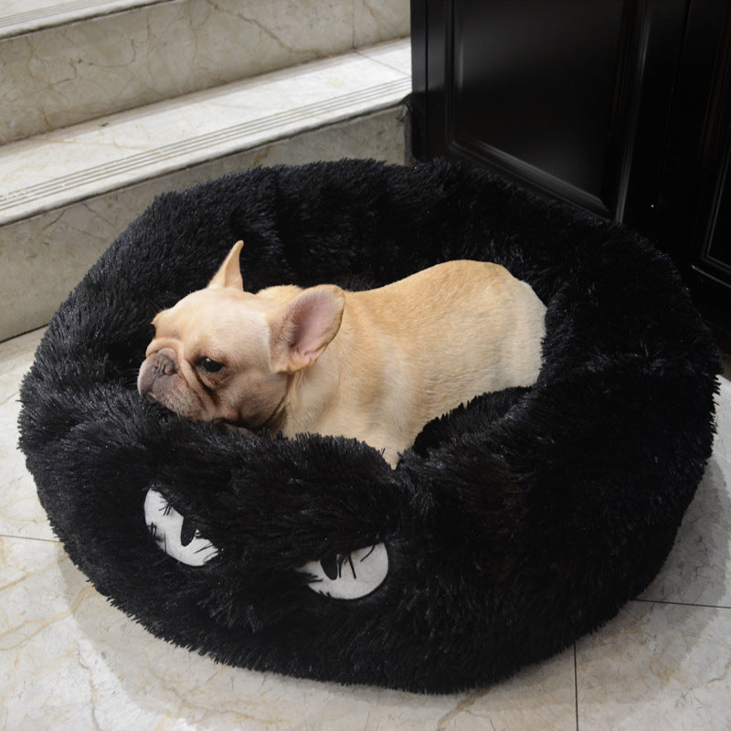 KFX-2283325 Cozy Round Winter Pet Nest for Small, Medium, and Large Pets
