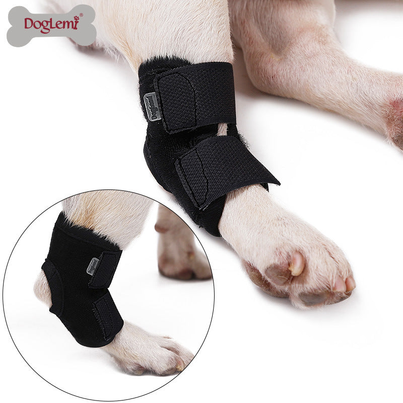 KFX-2285501 Anti-Lick Joint Fixation Recovery Strap for Dogs - Durable Diving Material in Black