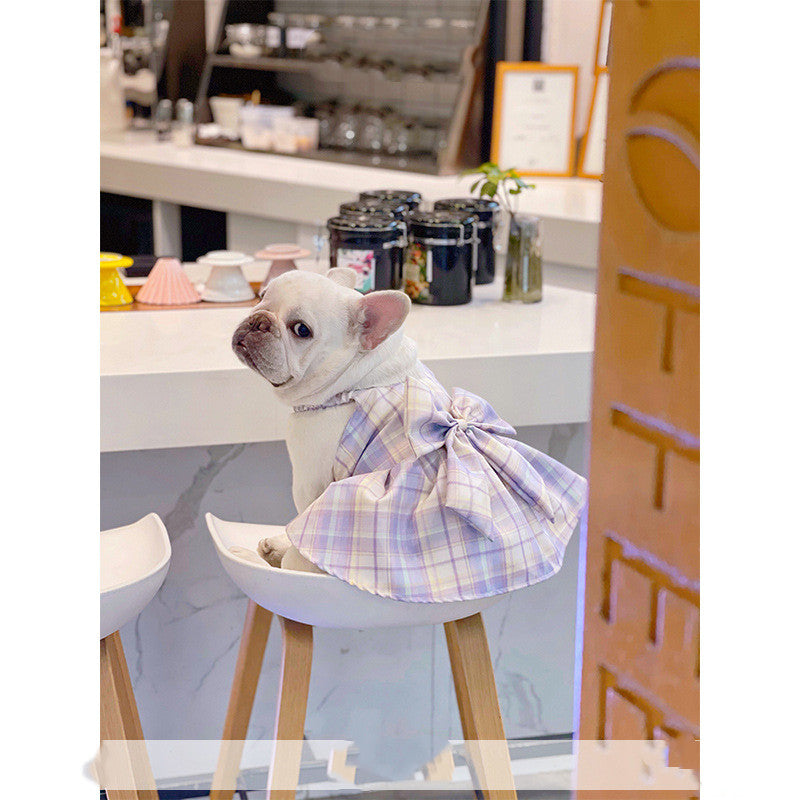 KFX-2285629 Breathable Purple Dog Skirt Pet Sling - Available in Sizes L to 3XL